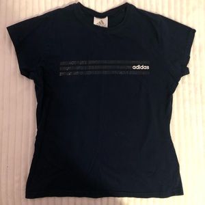 💥2/15$ Adidas t-shirt, navy blue, size small